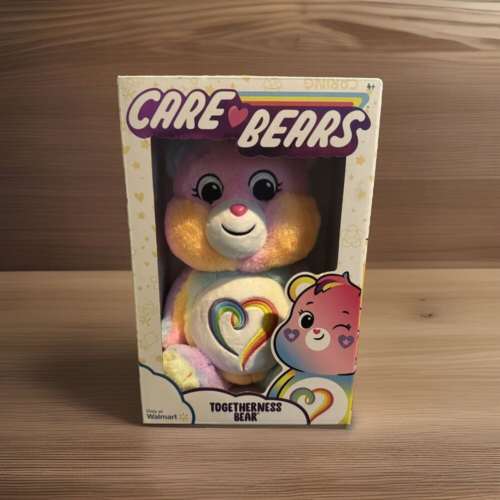 Care Bears Togetherness Plush 14" Walmart Exclusive Basic Fun 40th Anniversary